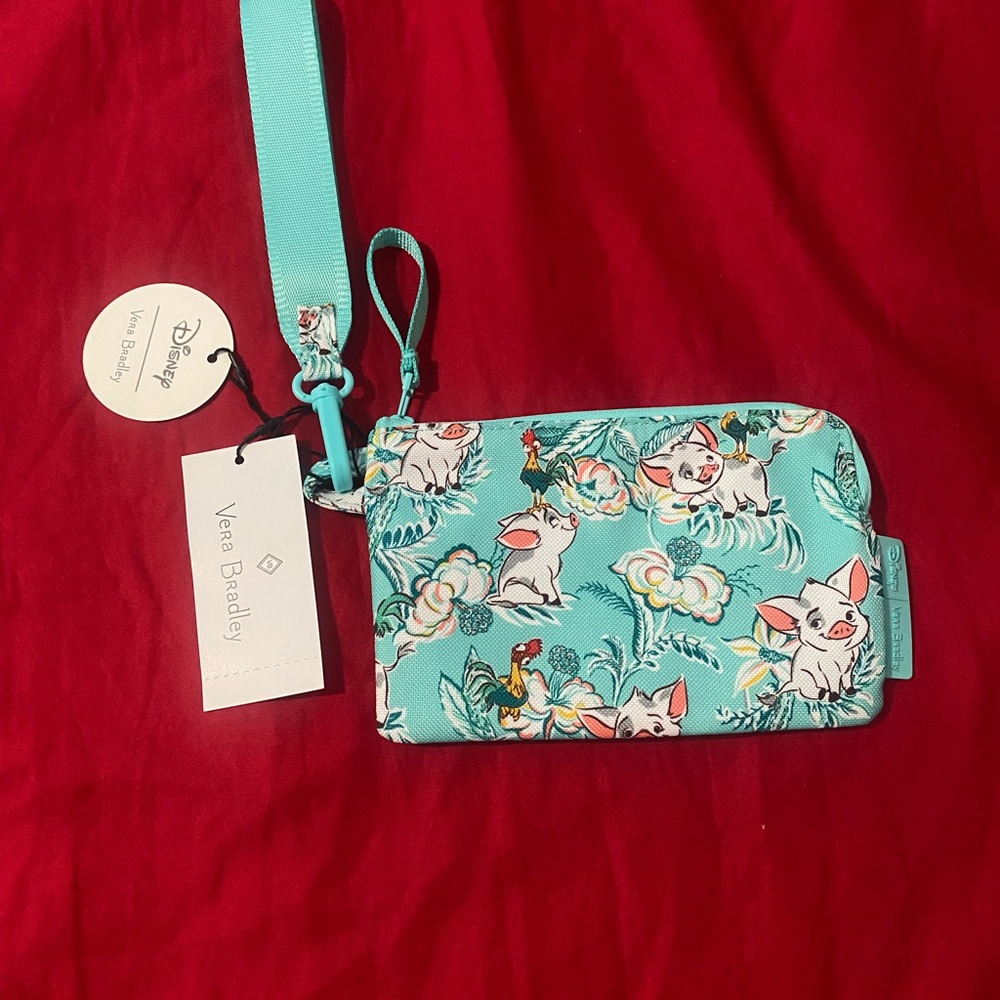 Vera Bradley Disney Wristlet with Pua and Hei Hei